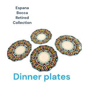 Espana Bocca dinner Plates retired collection replacement piece more in closet